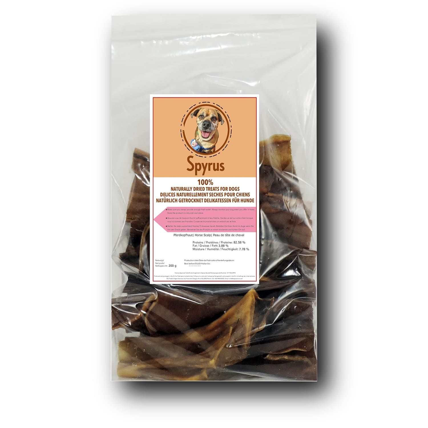 Spyrus Dried Horse Scalp Snack 200g